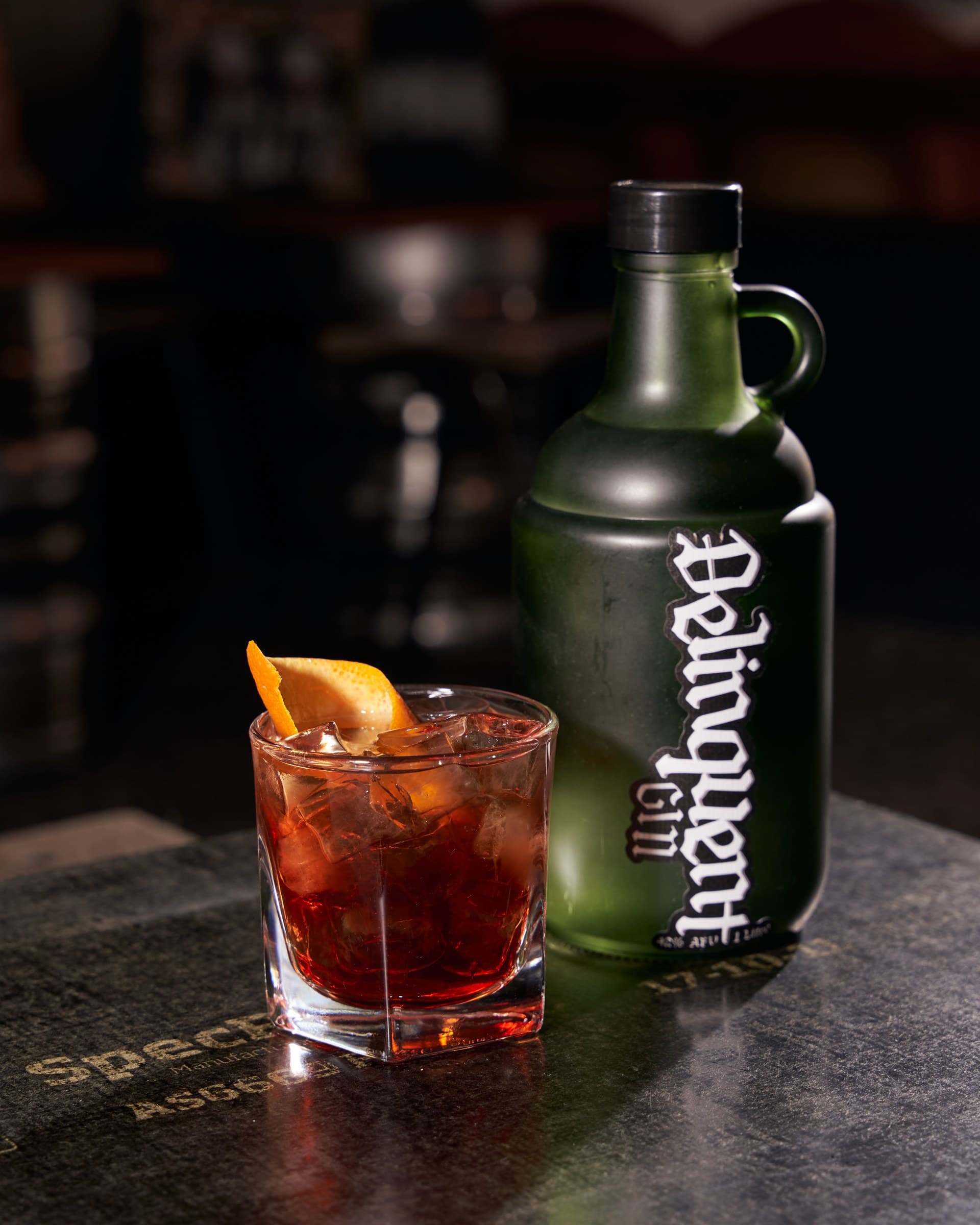 Negroni with Delinquent Gin
